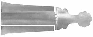 Jacob Dickert Lancaster County Patchbox Kit, iron,
7-3/4" overall length